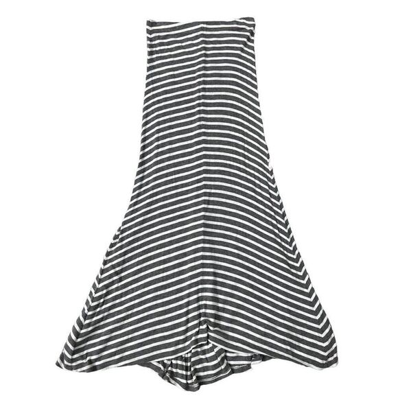 BCBGMaxazria Womens Maxi Skirt Striped Knit Elastic Waist Pull On Casual Size S - Picture 2 of 6